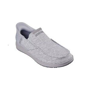 SKECHERS Men's Melson Medford Slip-Ins Shoes Light Gray - 210840